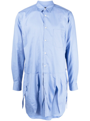 

Layered buttoned cotton shirt, Comme Des Garçons Homme Plus Layered buttoned cotton shirt