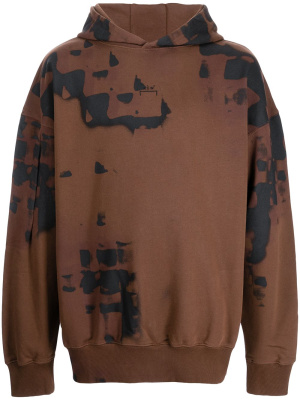 

Abstract-print cotton hoodie, A-COLD-WALL* Abstract-print cotton hoodie