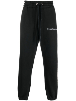 

Logo-print cotton track pants, Palm Angels Logo-print cotton track pants