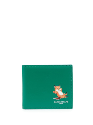 

Chillax compact bi-fold wallet, Maison Kitsuné Chillax compact bi-fold wallet