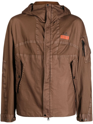 

Logo-print hooded jacket, C.P. Company Logo-print hooded jacket