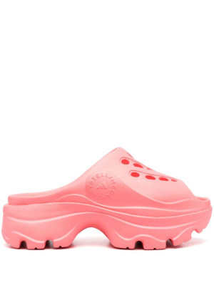 

55mm logo-embossed clogs, Adidas by Stella McCartney 55mm logo-embossed clogs