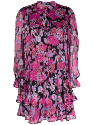 

Floral-print ruffled minidress, LIU JO Floral-print ruffled minidress