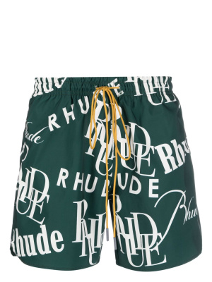 

Graphic-print deck shorts, Rhude Graphic-print deck shorts
