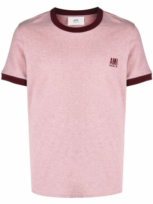 

Ami Paris two-tone T-shirt, AMI Paris Ami Paris two-tone T-shirt