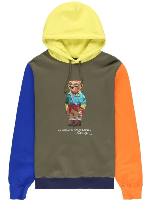 

Polo Bear colour-block hoodie, Polo Ralph Lauren Polo Bear colour-block hoodie