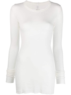 

Long-length fine-knit T-shirt, Rick Owens Long-length fine-knit T-shirt