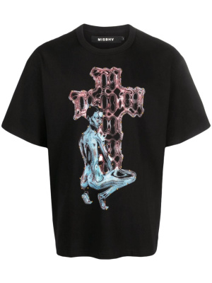 

Graphic-print cotton T-shirt, MISBHV Graphic-print cotton T-shirt
