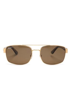 

Tortoiseshell-detail square-frame sunglasses, Ray-Ban Tortoiseshell-detail square-frame sunglasses