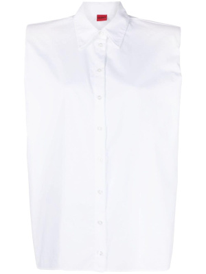 

Classic-collar sleeveless shirt, HUGO Classic-collar sleeveless shirt