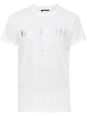 

Logo-print cotton T-shirt, Balmain Logo-print cotton T-shirt