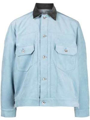 

Panelled shirt jacket, Sacai Panelled shirt jacket