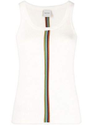 

Stripe detail ribbed tank top, Paul Smith Stripe detail ribbed tank top