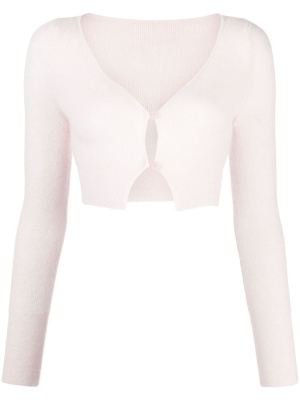

Le Cardigan Alzou crop top, Jacquemus Le Cardigan Alzou crop top