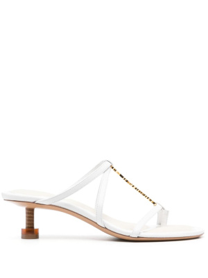 

Pralu 45mm leather sandals, Jacquemus Pralu 45mm leather sandals