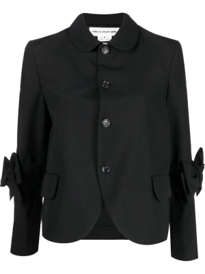 

Bow-detail wool blazer, Comme Des Garçons Girl Bow-detail wool blazer