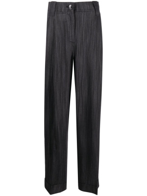 

Striped wide-leg trousers, GANNI Striped wide-leg trousers