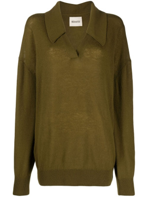 

Elsia collared cashmere jumper, KHAITE Elsia collared cashmere jumper
