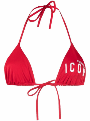 

Logo-print bikini top, Dsquared2 Logo-print bikini top