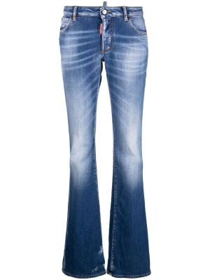 

Logo-patch bootcut jeans, Dsquared2 Logo-patch bootcut jeans