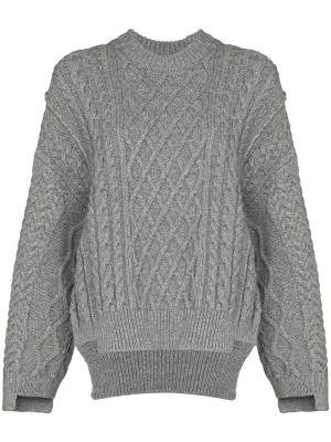 

Aran stitch oversized jumper, Stella McCartney Aran stitch oversized jumper