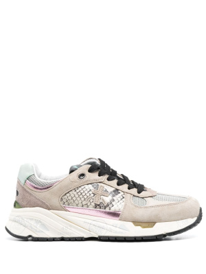 

Mased panelled snakeskin-print sneakers, Premiata Mased panelled snakeskin-print sneakers