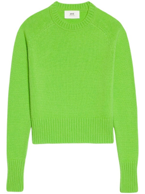 

Crew neck pullover jumper, AMI Paris Crew neck pullover jumper