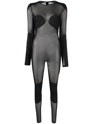 

Mesh long-sleeve bodysuit, Heron Preston Mesh long-sleeve bodysuit