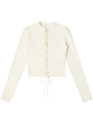 

Lace-up crop top, Heron Preston Lace-up crop top