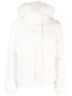 

Skiwear hooded down jacket, Yves Salomon Skiwear hooded down jacket