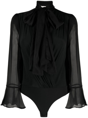 

Tie-neck chiffon bodysuit, PINKO Tie-neck chiffon bodysuit
