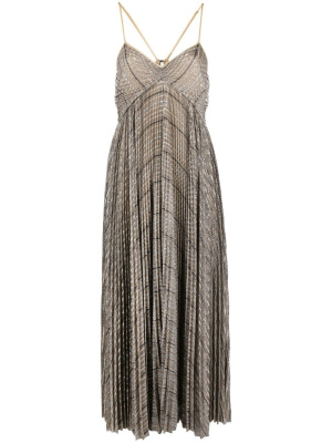 

Pleated empire-line dress, Forte Forte Pleated empire-line dress