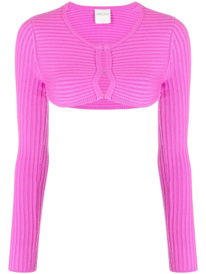 

Ribbed-knit cropped top, Forte Forte Ribbed-knit cropped top