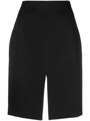 

Slit detail knee-length skirt, Raf Simons Slit detail knee-length skirt