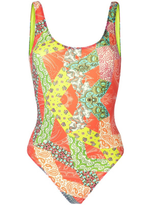 

Paisley-print swimsuit, ETRO Paisley-print swimsuit