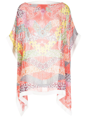 

Paisley-print silk blouse, ETRO Paisley-print silk blouse