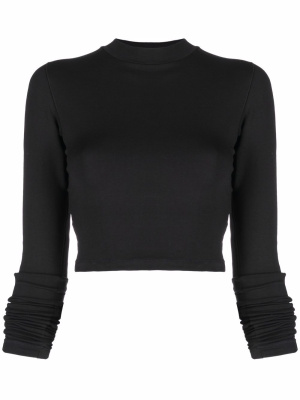 

Long-sleeved cropped T-shirt, Y-3 Long-sleeved cropped T-shirt
