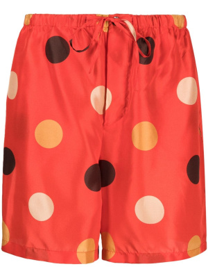 

Polka-dot drawstring shorts, ASPESI Polka-dot drawstring shorts