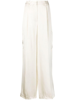 

Satin cargo trousers, Loulou Studio Satin cargo trousers