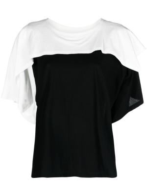 

Overlapping-panel cotton T-shirt, Issey Miyake Overlapping-panel cotton T-shirt