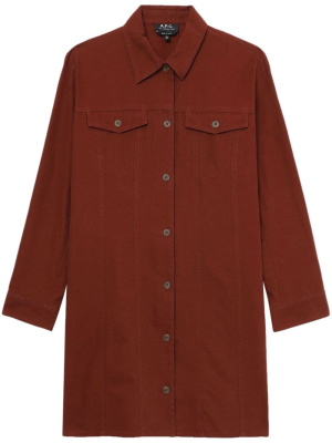 

Alpine cotton-canvas minidress, A.P.C. Alpine cotton-canvas minidress