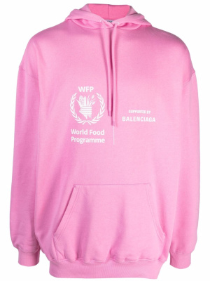 

Logo-print hoodie, Balenciaga Logo-print hoodie