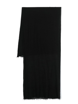 

Frayed wool-cashmere scarf, Rick Owens Frayed wool-cashmere scarf