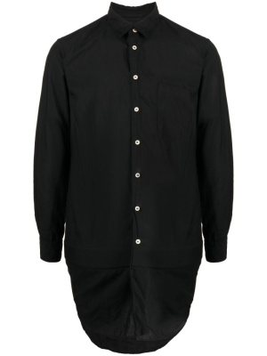 

Long-line buttoned shirt, Comme Des Garçons Homme Plus Long-line buttoned shirt