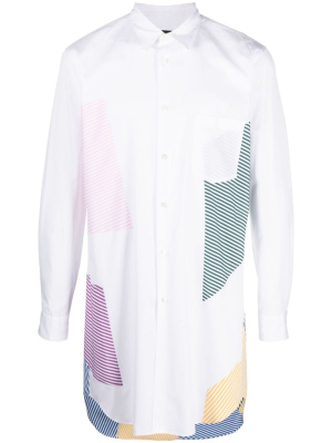 

Geometric-print cotton shirt, Comme Des Garçons Homme Plus Geometric-print cotton shirt