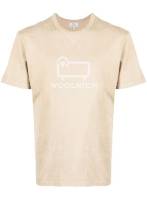 

Logo-print cotton T-shirt, Woolrich Logo-print cotton T-shirt