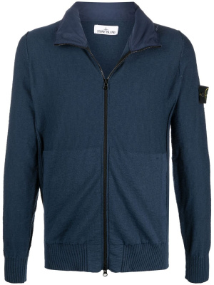 

Logo zipped jacket, Stone Island Logo zipped jacket