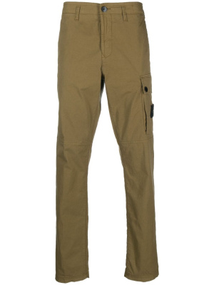 

Compass badge slim-fit trousers, Stone Island Compass badge slim-fit trousers