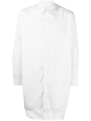 

Collar-detailed cotton shirt, Yohji Yamamoto Collar-detailed cotton shirt