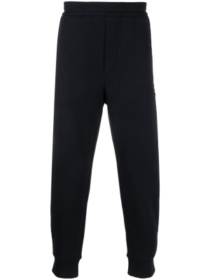 

Logo-embroidered stretch-cotton track pants, Emporio Armani Logo-embroidered stretch-cotton track pants